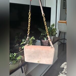 Tory Burch velvet shoulder bag
